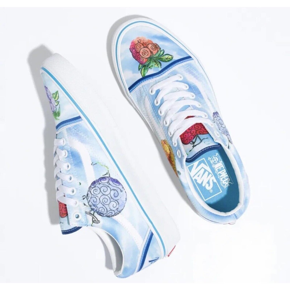 Vans x ONE PIECE Collection Old Skool Sneaker Men's Shoes size 9 DEVIL FRUIT - Picture 2 of 8